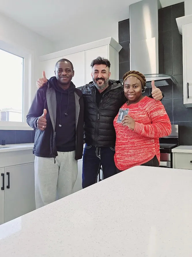 Clients holding keys with Jasjeet Singh