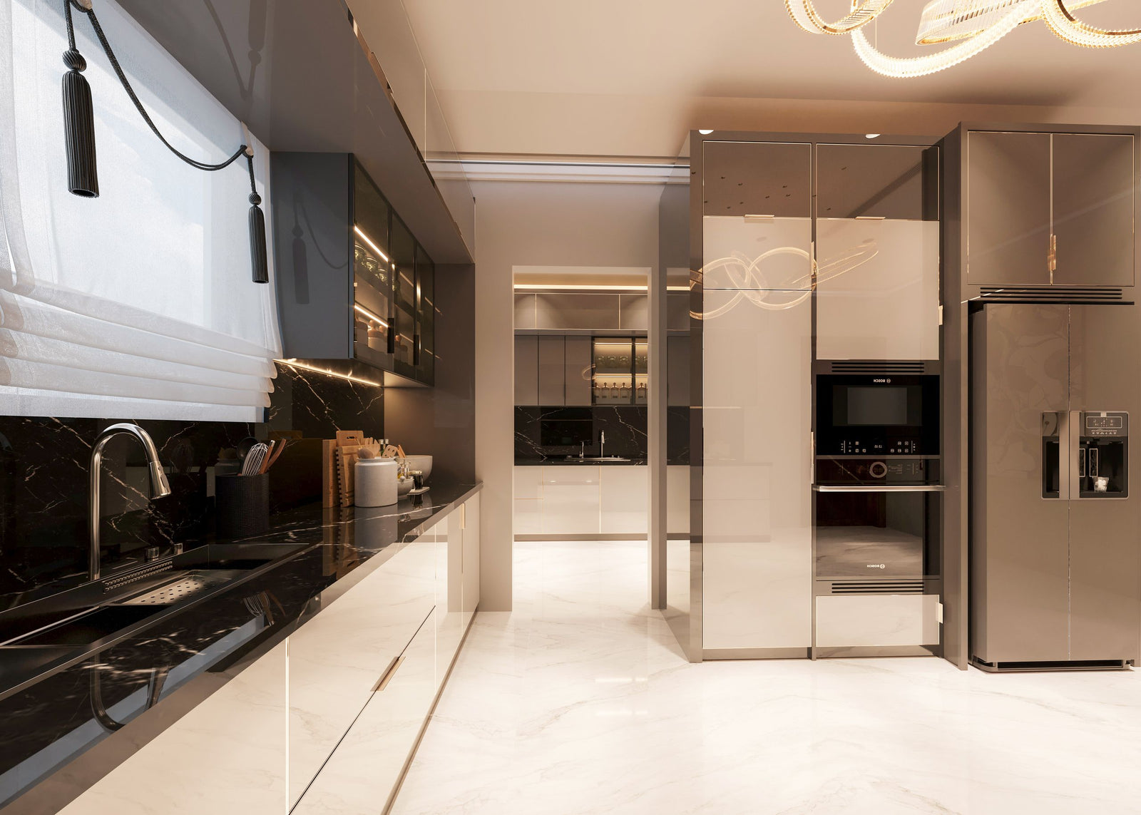 Luxury kitchen interior